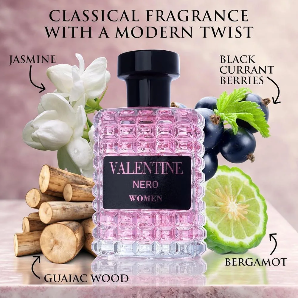 URBAN COLLECTION Eau de Parfum de San Valentín para mujer, aroma floral ámbar, vainilla bourbon y bosque, fragancia floral oriental