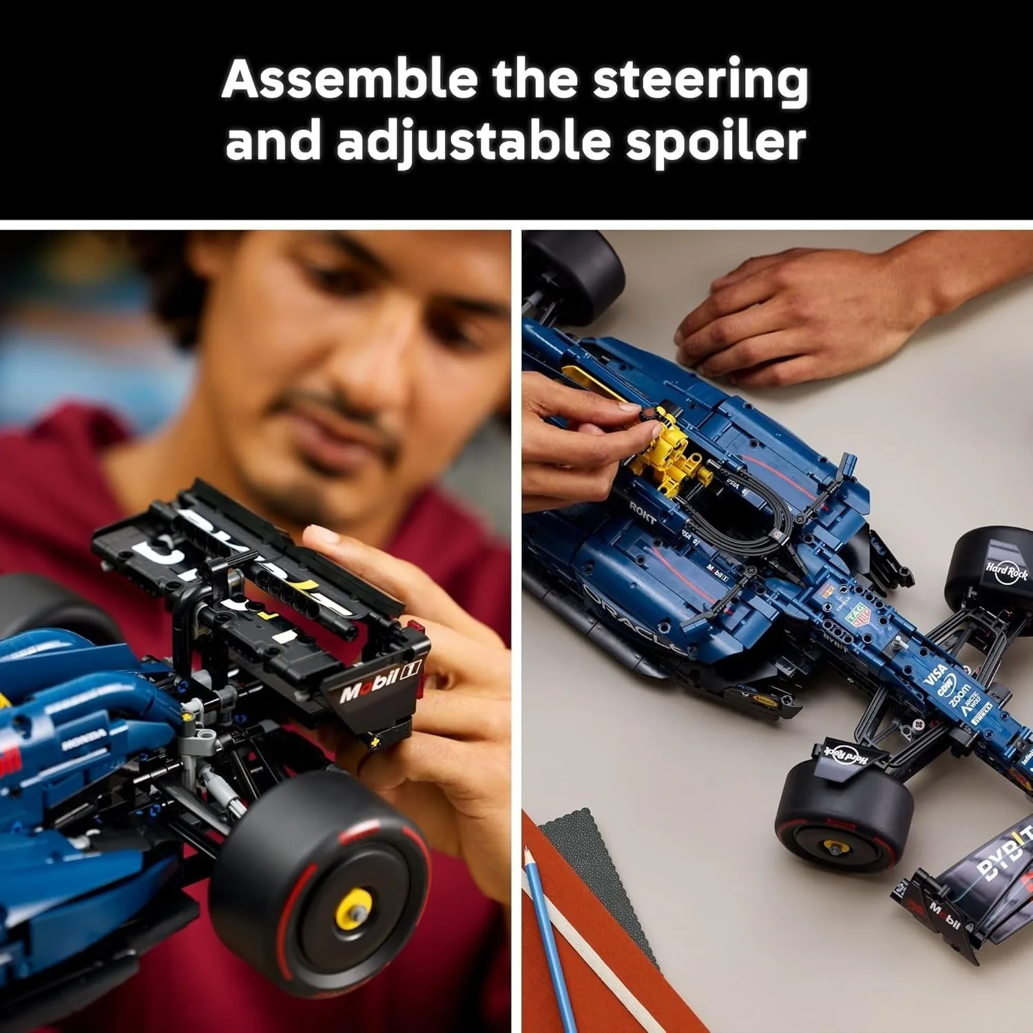 LEGO Technic Oracle Red Bull Racing RB20 F1 Race Car Model Kit