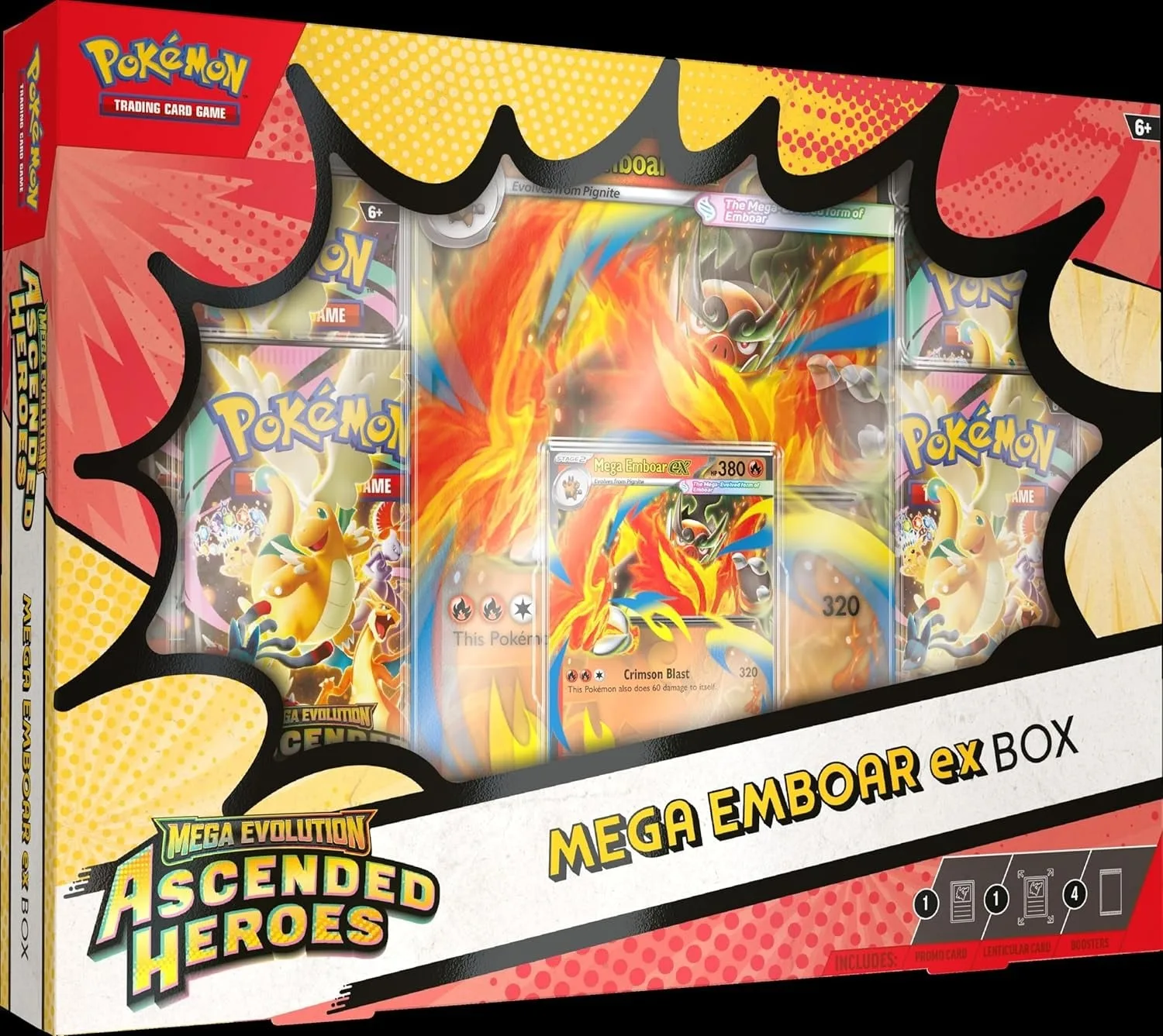 Juego de Cartas Pokémon TCG Mega Evolution Ascended Heroes ex Box