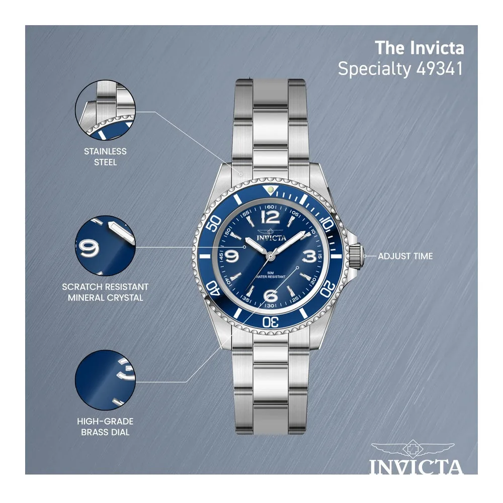 Invicta Mens Watch Stainless Steel 40mm
