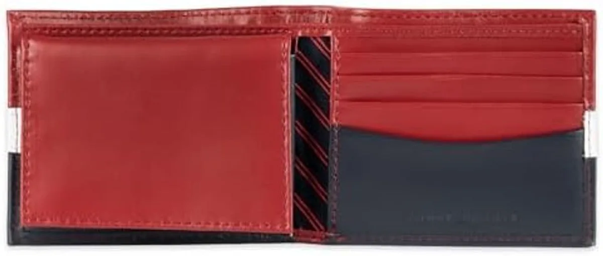 Tommy Hilfiger Men's Leather Orson RFID Bifold Wallet with Removable Passcase