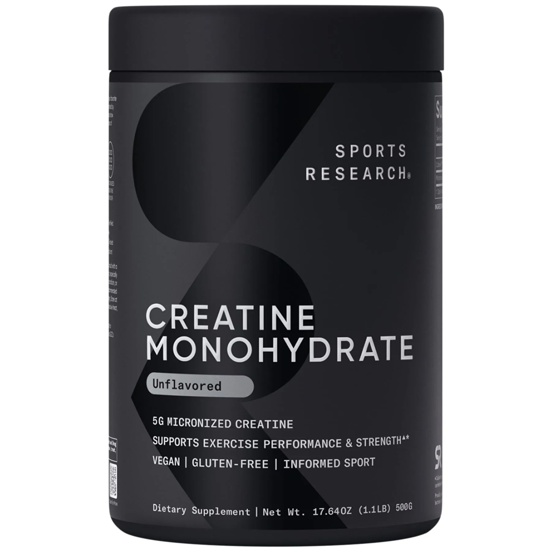 Sports Research® Creatine Monohydrate Powder 5g, Unflavored (100 Servings)