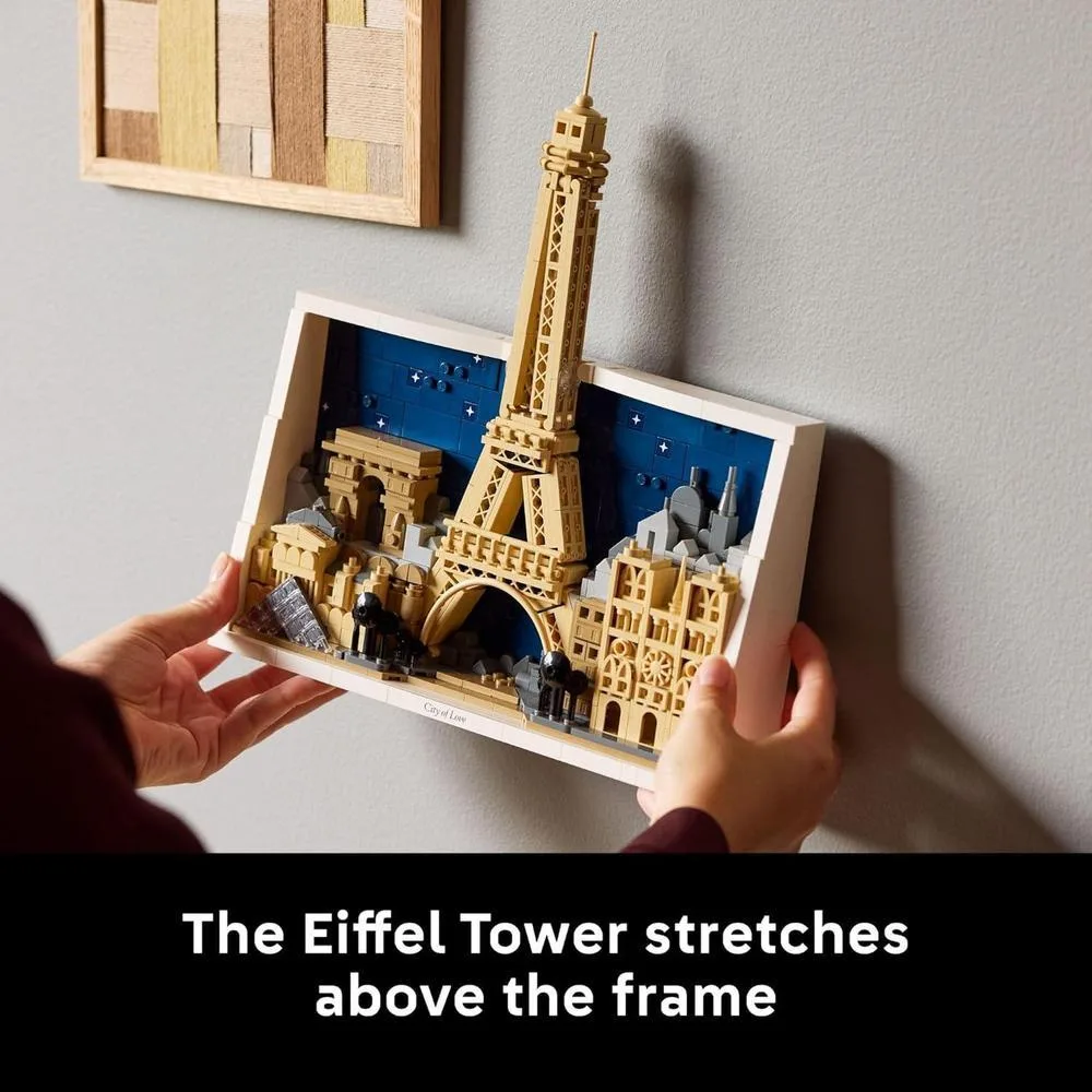 LEGO Architecture París – Juego de construcción para adultos, decoración DIY para casa u oficina, incluye icónicos monumentos