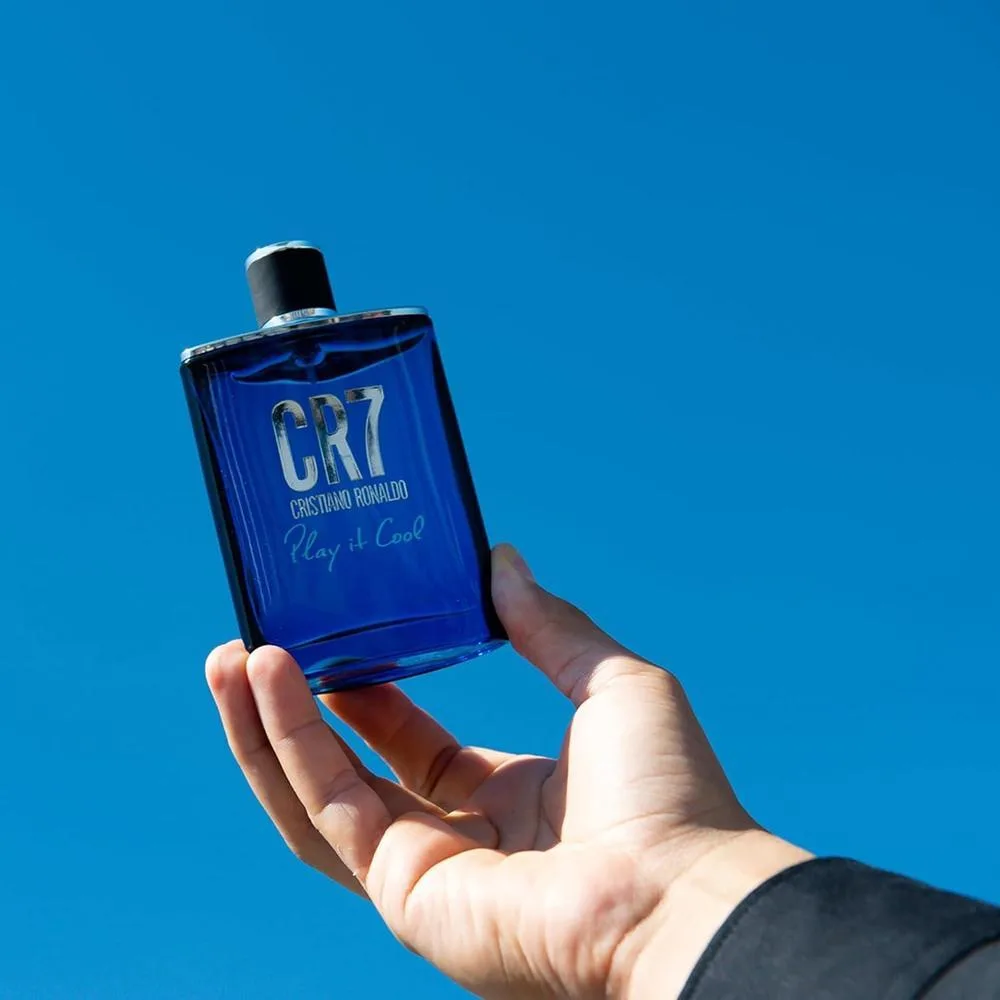 Fragancia CR7 Play It Cool de Cristiano Ronaldo, incluye gel de ducha perfumado, set de regalo para hombres