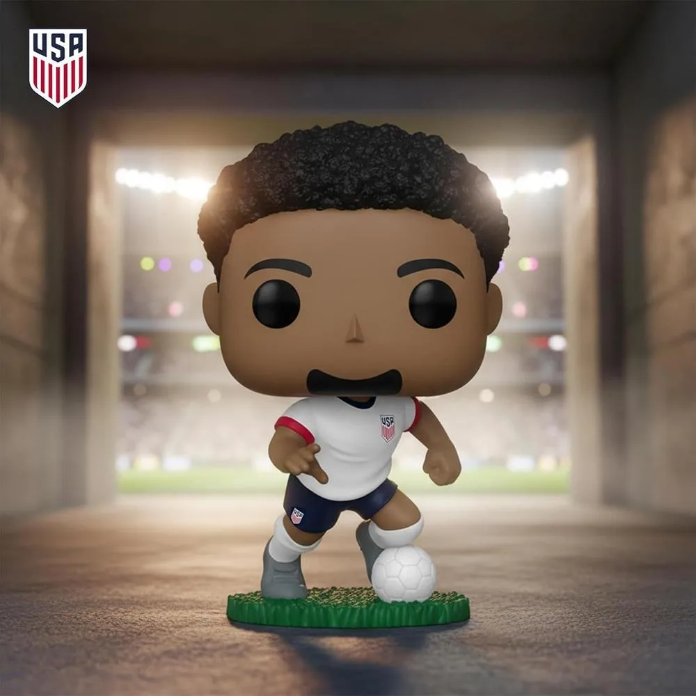 Funko Pop Football: Weston McKennie del equipo de fútbol de EE.UU., figura coleccionable para fans y coleccionistas