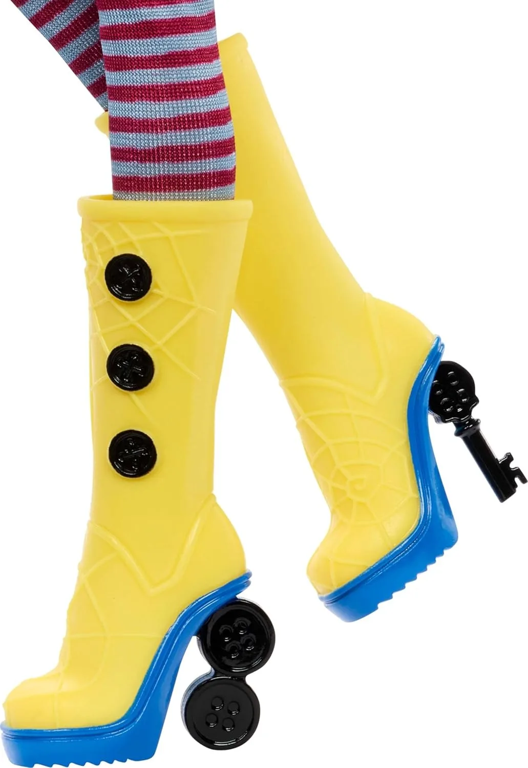 Monster High Skullector Doll, Coraline Collectible in Yellow Raincoat
