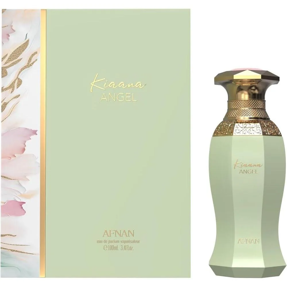 Afnan Kiaana Angel Pour Femme Eau De Parfum con notas dulces, cítricas y florales para una elegancia duradera