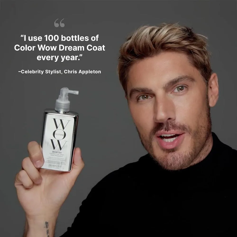 Spray anti-humedad Dream Coat de COLOR WOW, control de frizz y protección térmica para un cabello brillante