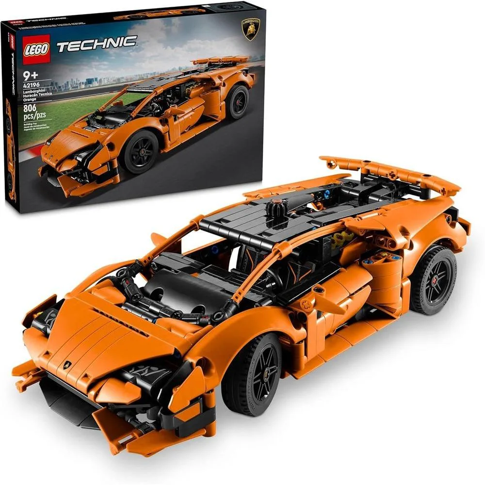 Set de construcción LEGO Technic Lamborghini Huracán Tecnica naranja 42196
