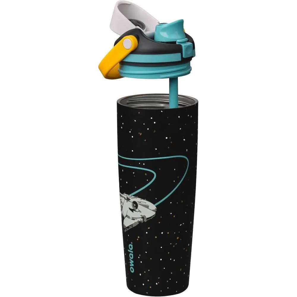 Owala Star Wars FreeSip con acero inoxidable, boquilla dos en uno, y asa, BPA Free y a prueba de fugas