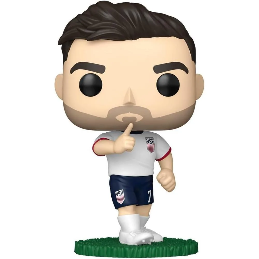 Funko Pop! Football USA Gio Reyna, figura coleccionable del equipo masculino de fútbol de Estados Unidos
