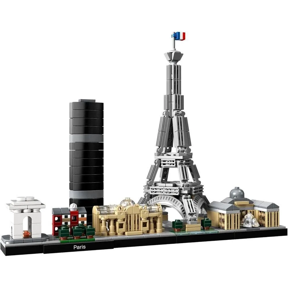 LEGO Architecture París: Juego de Construcción de Exhibición Detallada para Niños y Niñas de 12 Años en Adelante