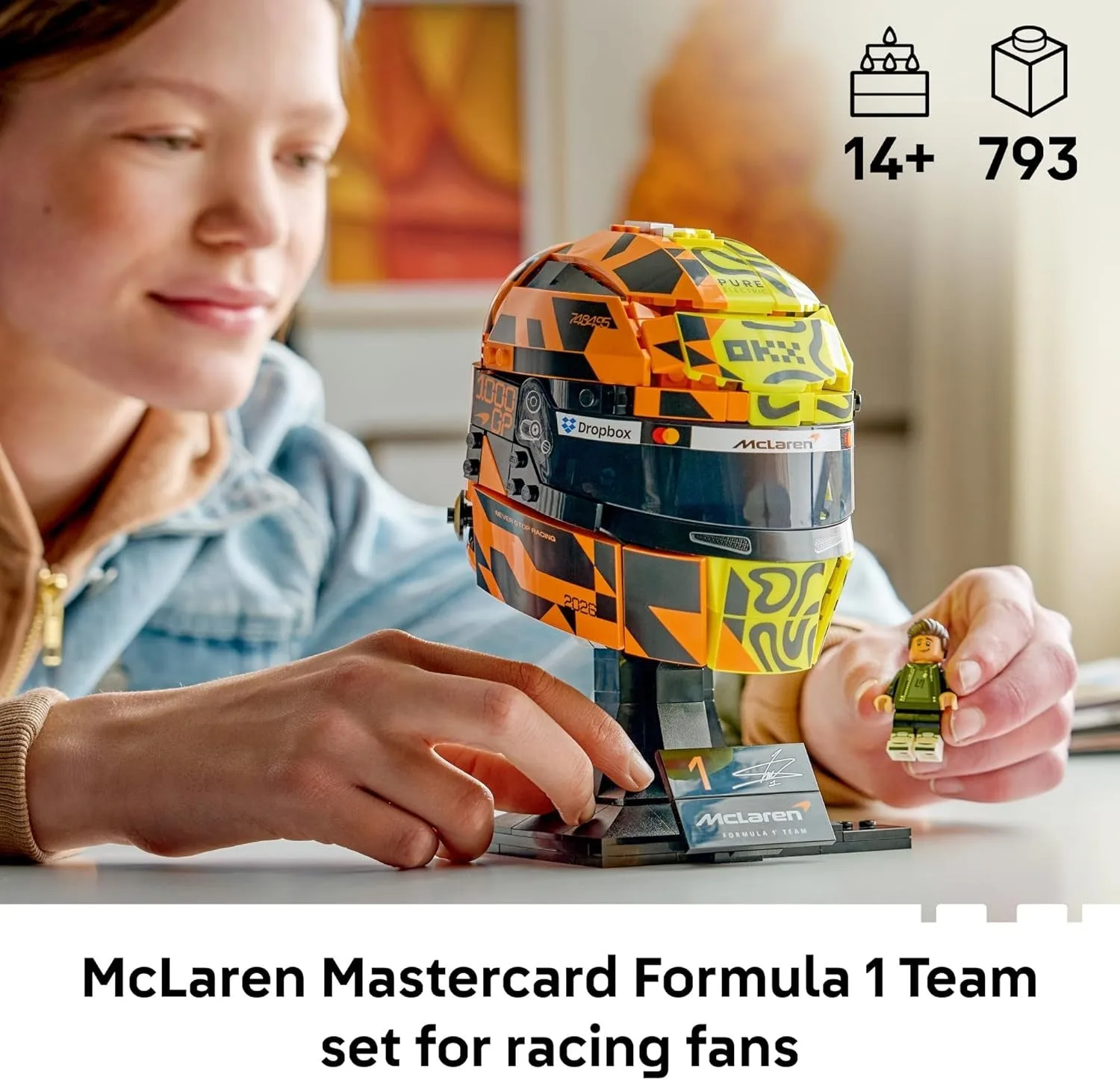 LEGO Editions McLaren MasterCard F1 Team Lando Norris Helmet
