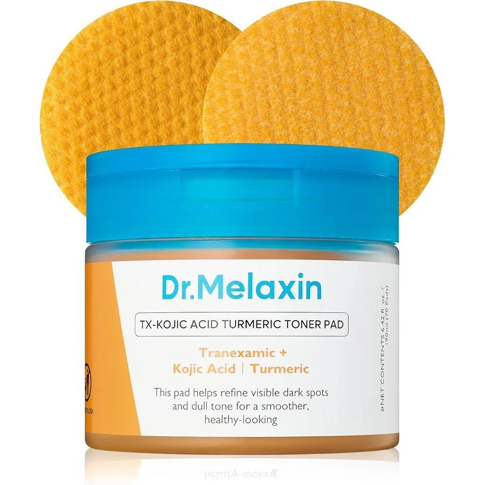Dr.Melaxin TX Tónico en Discos Ácido Kójico y Cúrcuma 70 Unidades