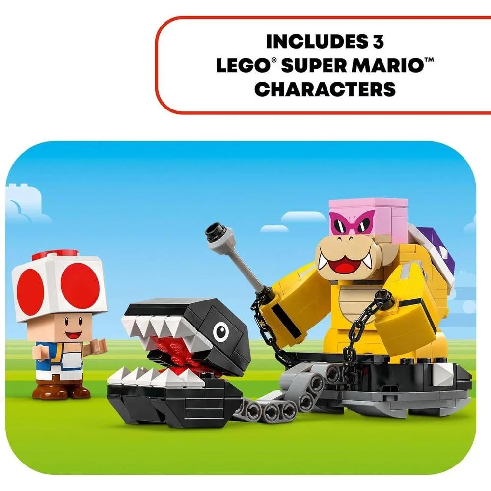 LEGO Super Mario aventura en el castillo de Peach con Roy y personajes de Nintendo, set de construcción para niños y niñas
