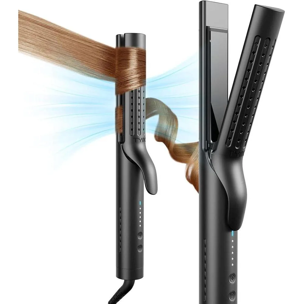 Plancha de cabello Tymo Airflow 2.0 2 en 1 alisadora y rizadora