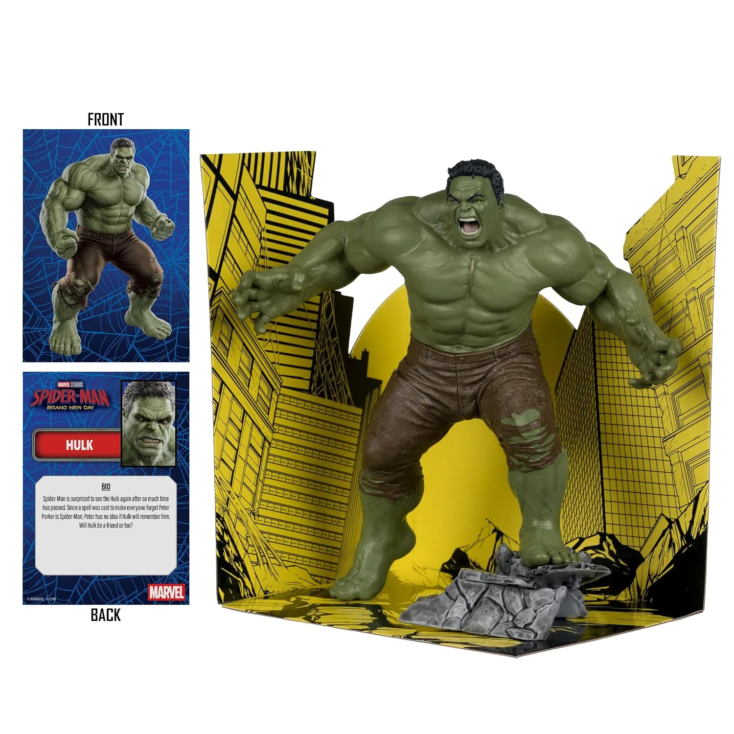 McFarlane Toys Marvel Studios Hulk (Spider-Man: Brand New Day) Escala 1:10 Collectible