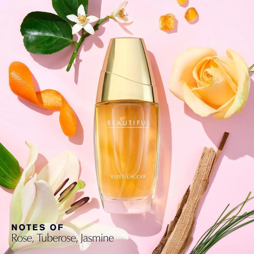 Estée Lauder Beautiful Eau de Parfum Spray con Notas de Rosa, Lirio, Tuberosa y Flor de Naranja