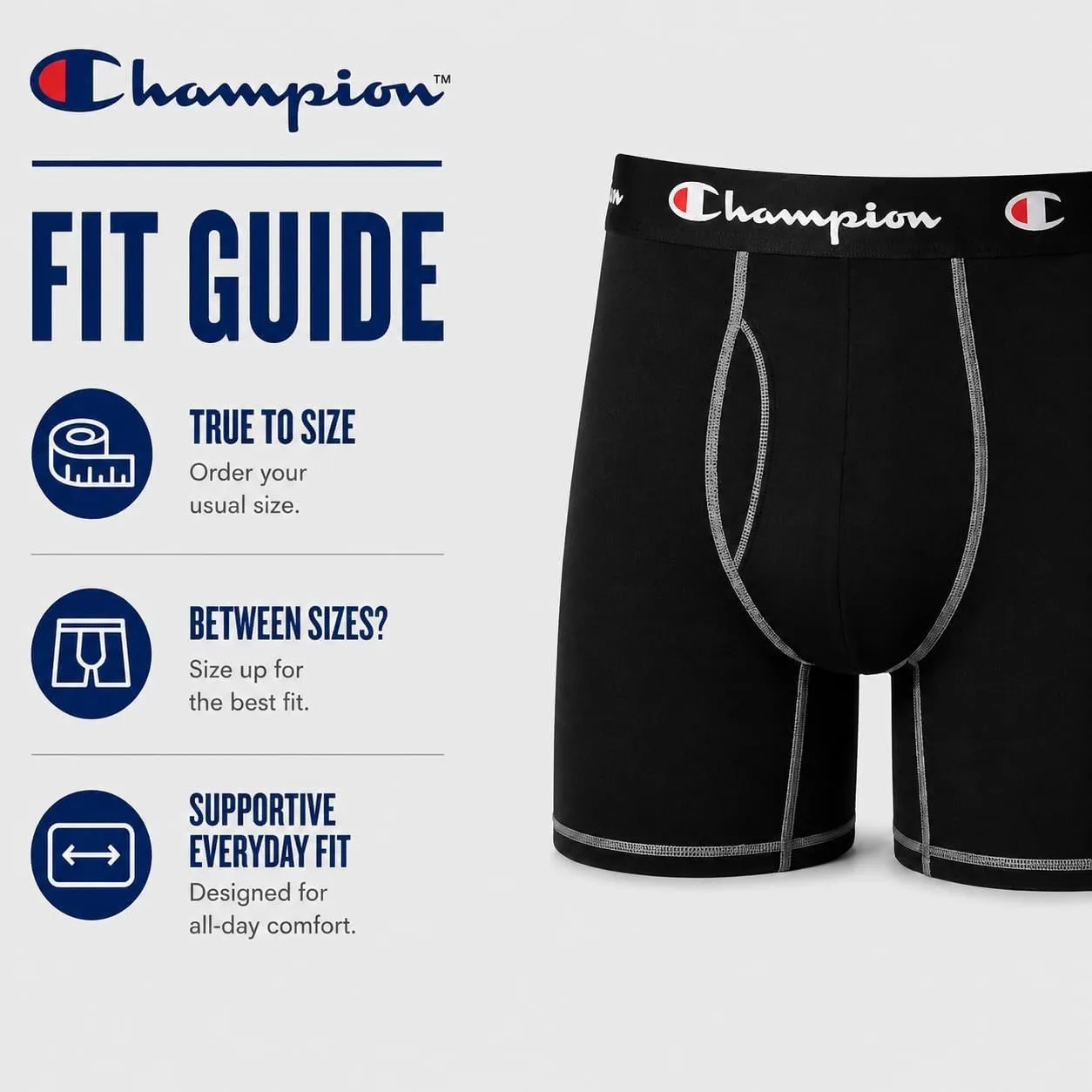Champion Pack 5 Boxer Champion Men's Everyday Cotton