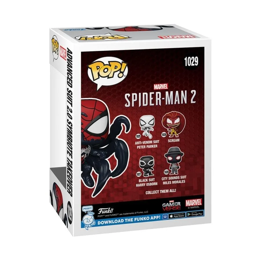 Funko Pop! Marvel Spider-Man Advanced Suit 2.0 Symbiote Takeover