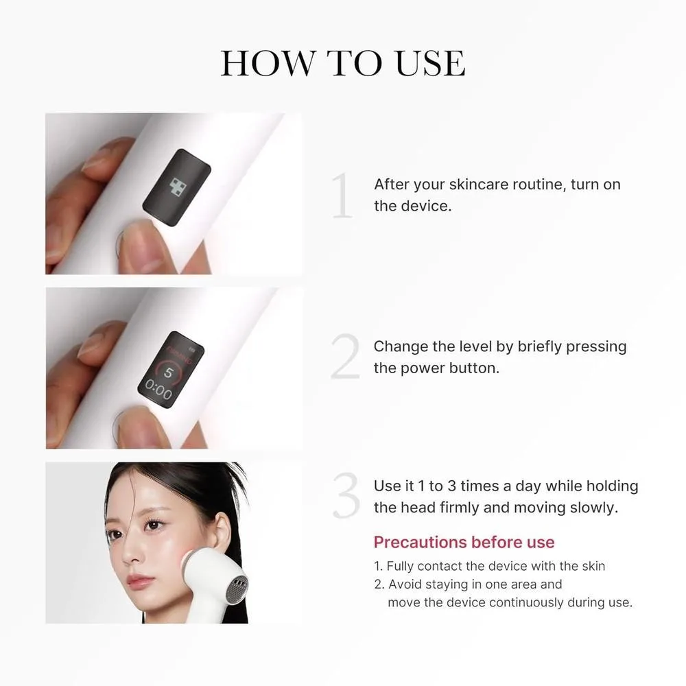 Medicube Age-R Ultra Tune, Herramienta De Cuidado Facial 2 En 1 Con Tecnología Avanzada Para Elasticidad Y Brillo En La Piel