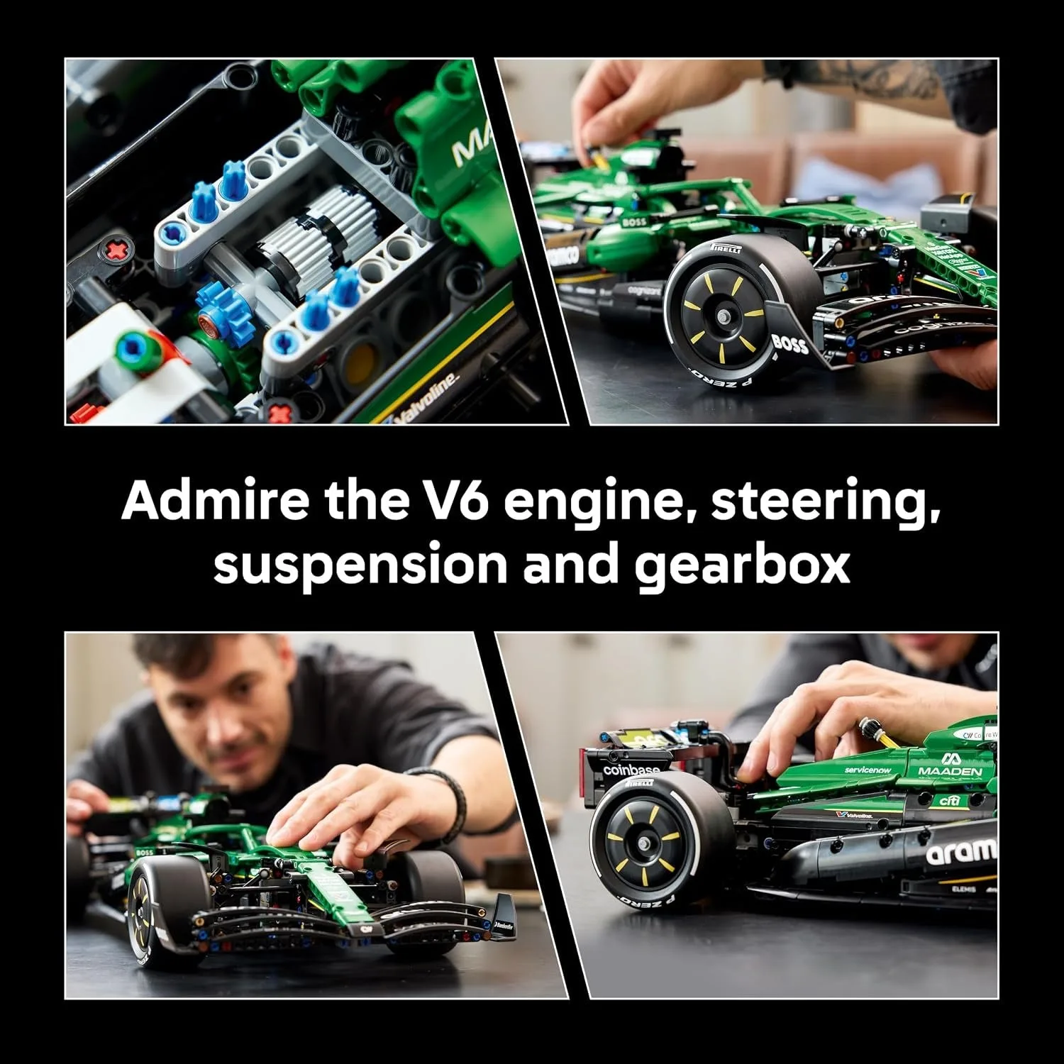 LEGO Technic Aston Martin Aramco AMR25 F1 Car