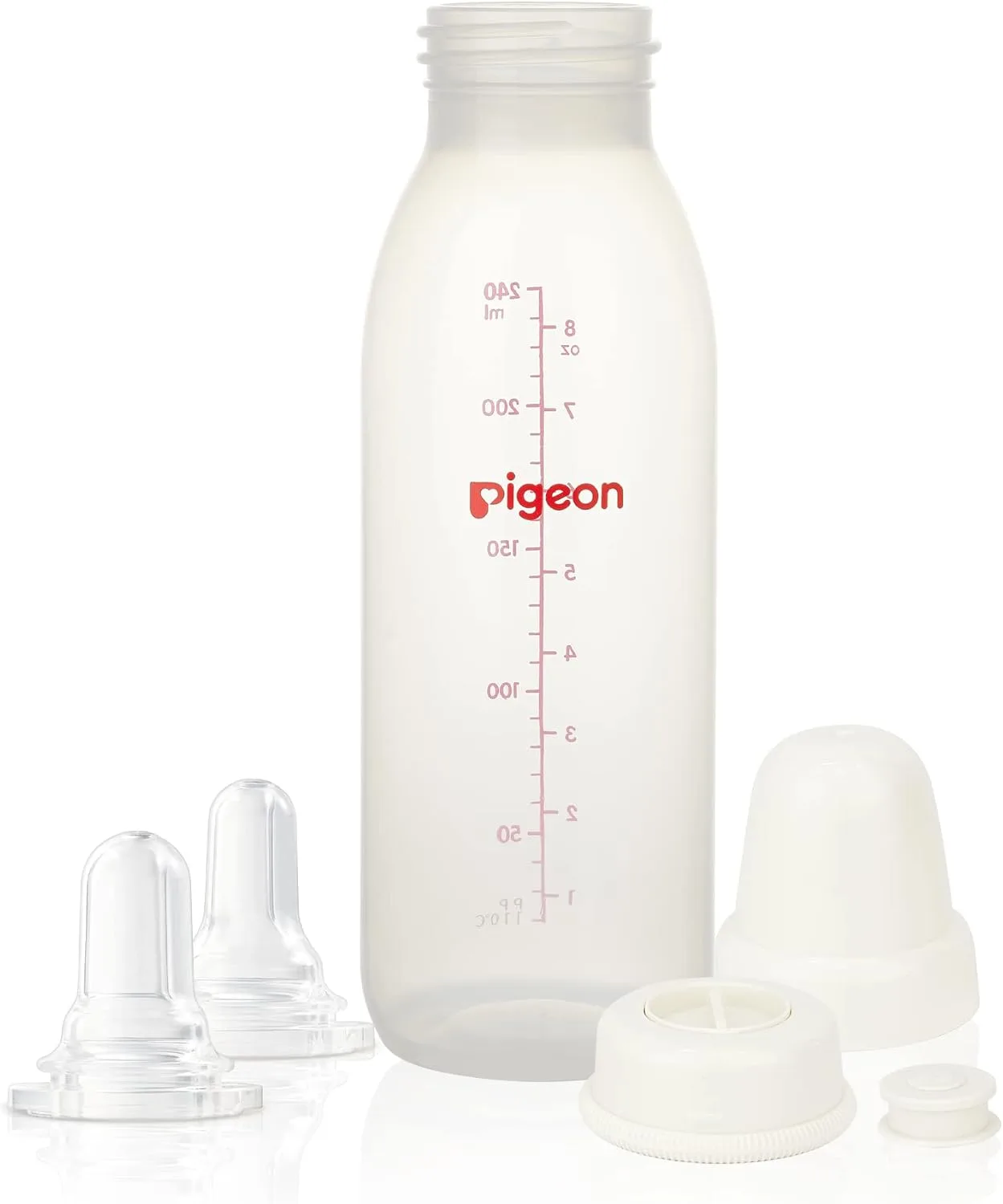 Pigeon Baby Cleft Palate Bottle with 2 Nipples, 8.11 Oz