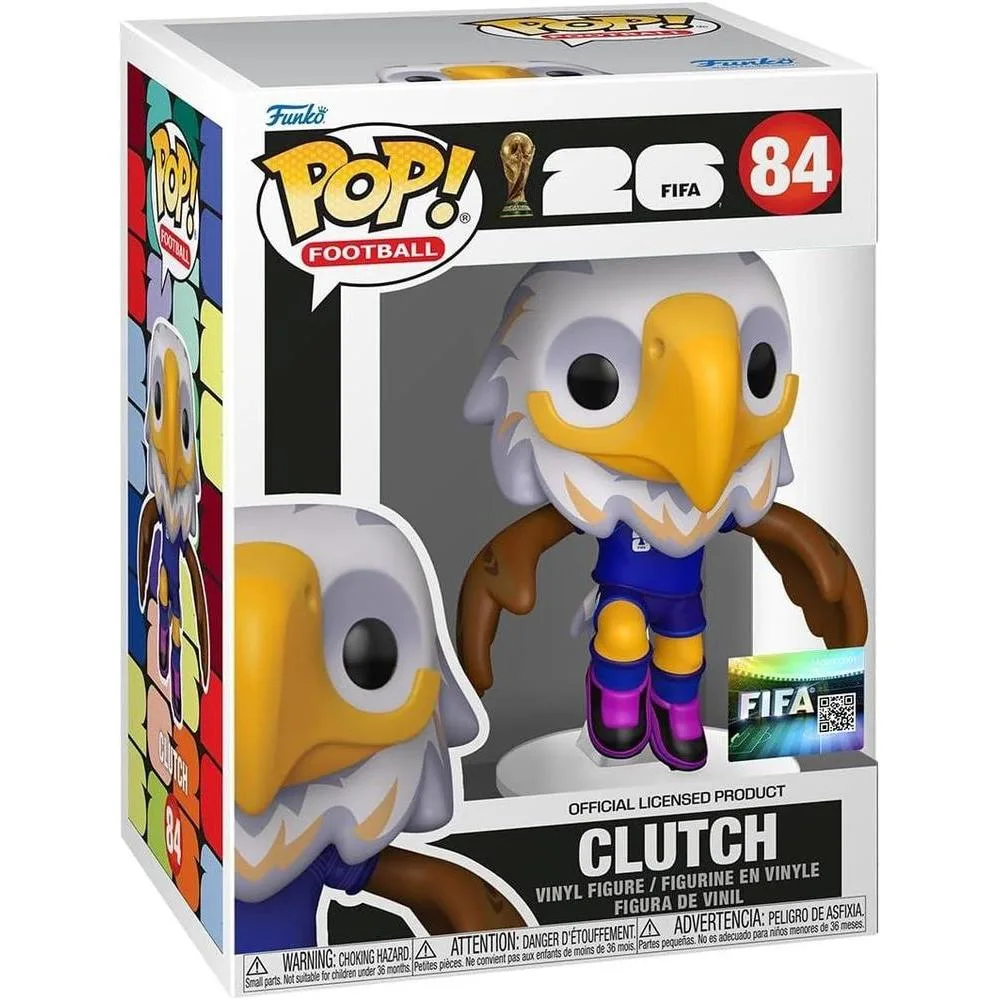 Funko Pop Mascot Clutch, figura de vinilo coleccionable de la Copa Mundial FIFA 2026, ideal para niños y adultos, producto oficial