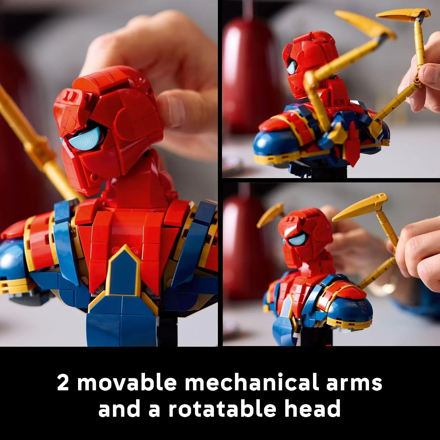 LEGO Marvel Iron Spider-Man Bust Collectible 76326