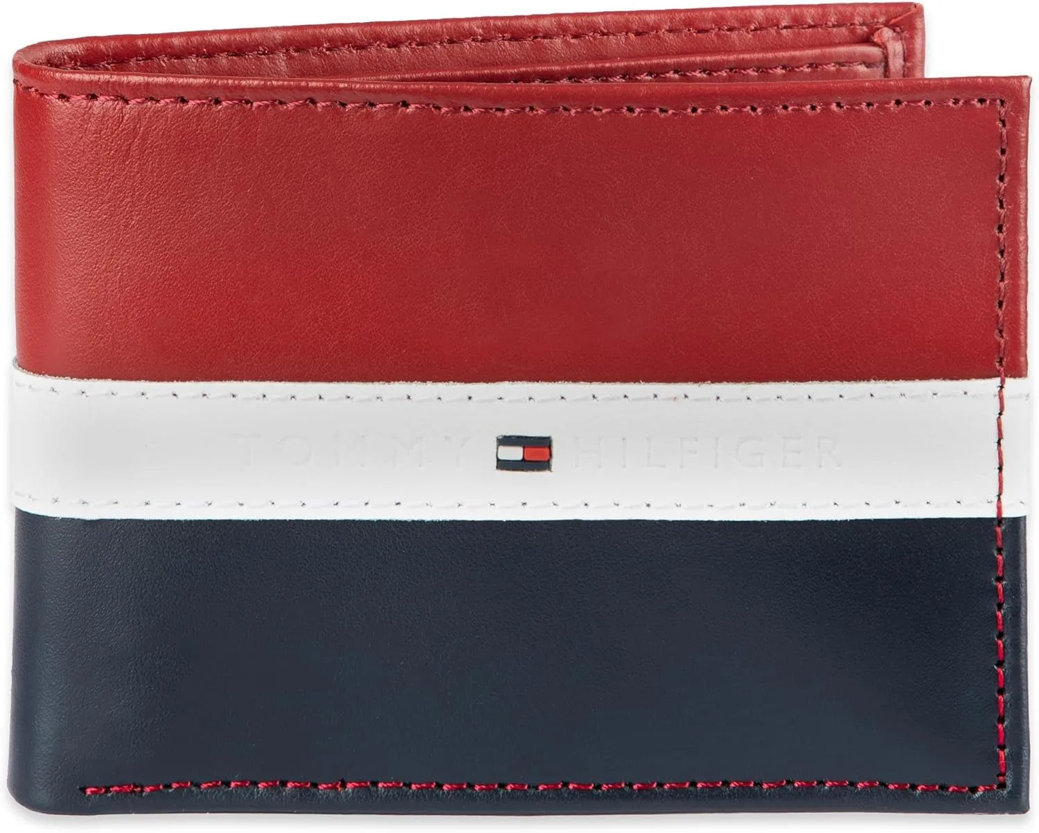 Billetera Tommy Hilfiger Orson Cuero Bifold con Pasaporte Extraíble