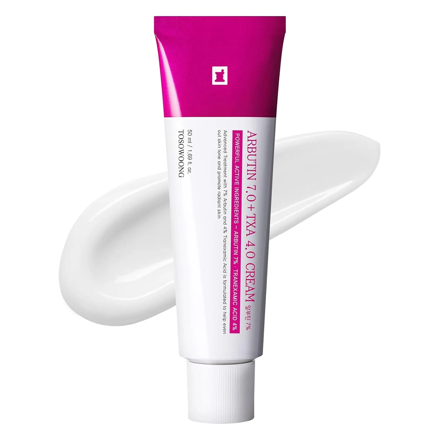 Crema TOSOWOONG Arbutin 7% + Ácido Tranexámico 4% para Manchas Oscuras