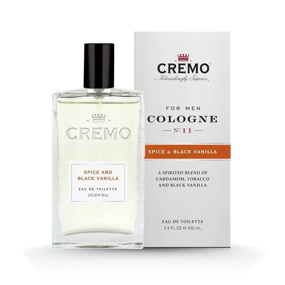 Cremo Colonia Masculina: Aroma de Especias Vibrantes, Maderas Oscuras y Vainilla Negra - Fragancia Firma Multi-Capas