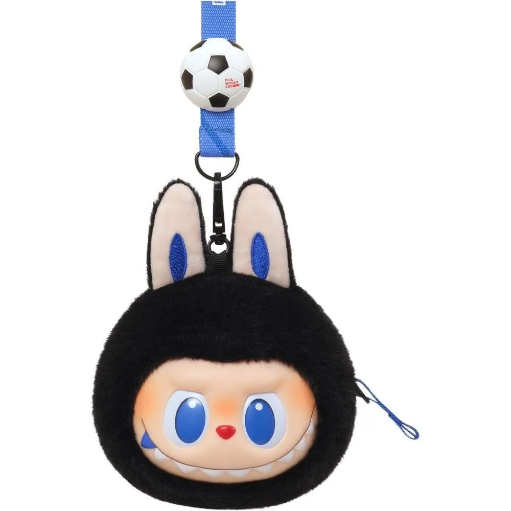 POP MART THE MONSTERS × FIFA SERIES - Vinyl Plush Lanyard, Keychain with Cute Labubu Head, FIFA World Cup 2026 Pendant for Keys, Phones, Card Holder, Gift for Sports Fans, Teenagers, Adults