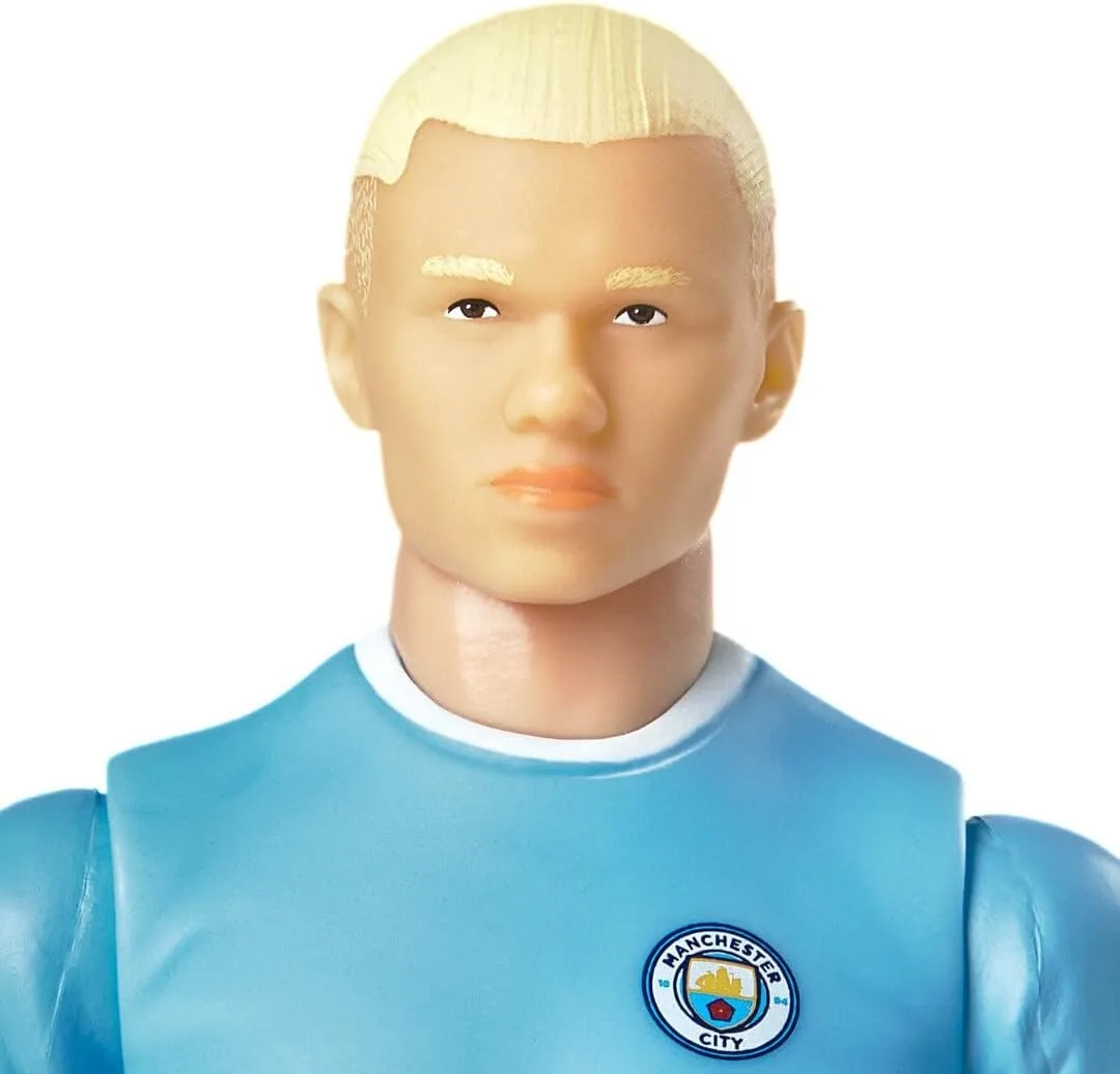 Figura de acción coleccionable de fútbol de Erling Haaland del Manchester City FC