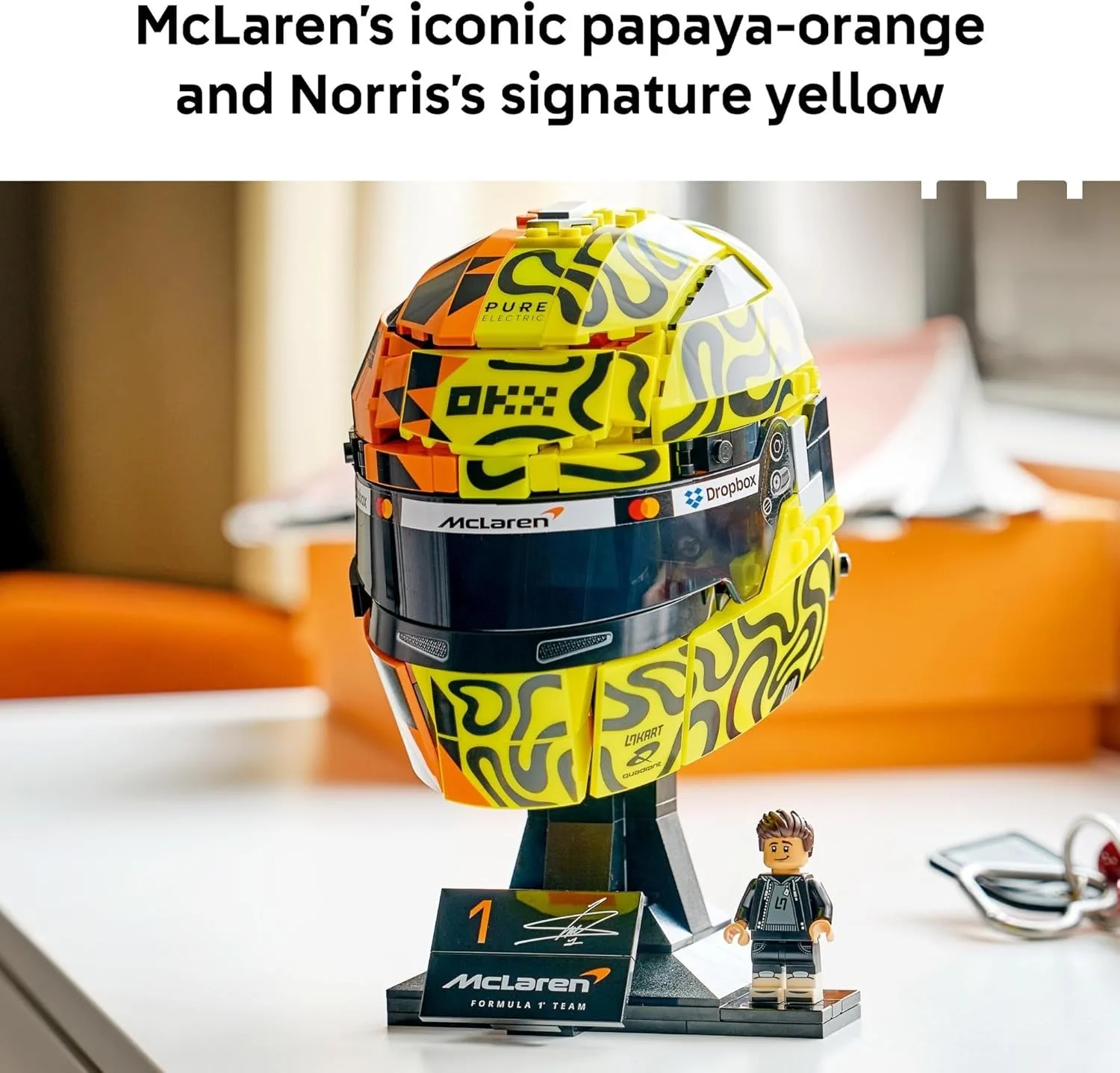 LEGO Editions McLaren MasterCard F1 Team Lando Norris Helmet