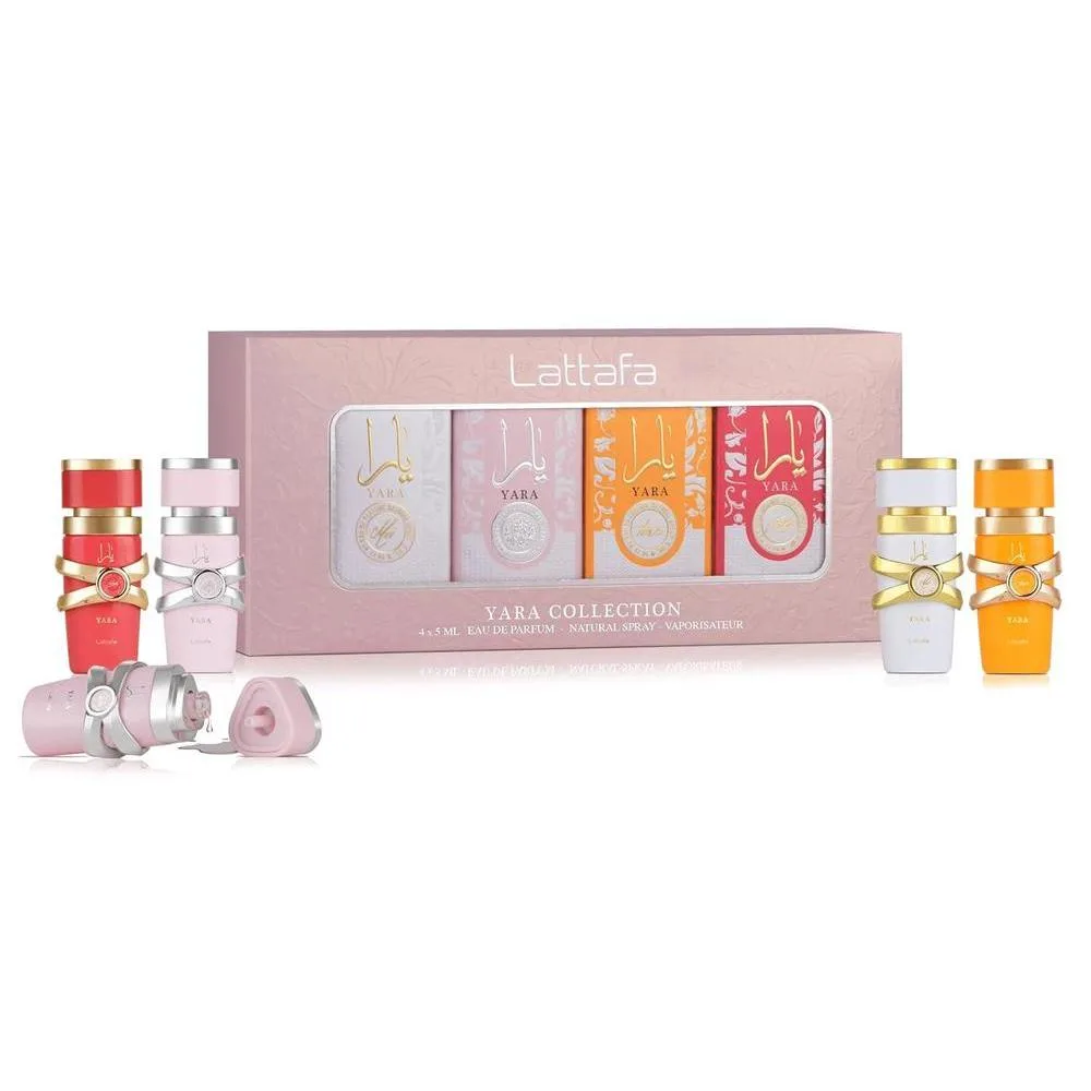 Perfume Lattafa Yara Collection Set 4 x 5 ml Eau de Parfum para Mujer
