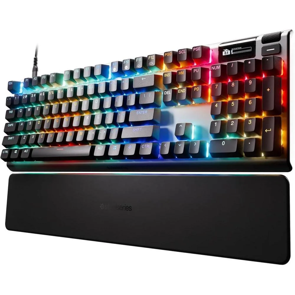 Teclado Gamer SteelSeries Apex Pro Gen 3 OmniPoint 3.0 HyperMagnetic Switches USB-C