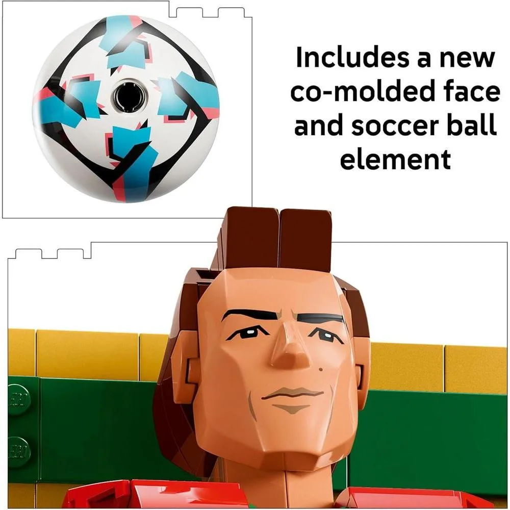 LEGO Cristiano Ronaldo – Leyenda del fútbol – Juego de construcción para niños y niñas a partir de 12 años – Regalo coleccionable