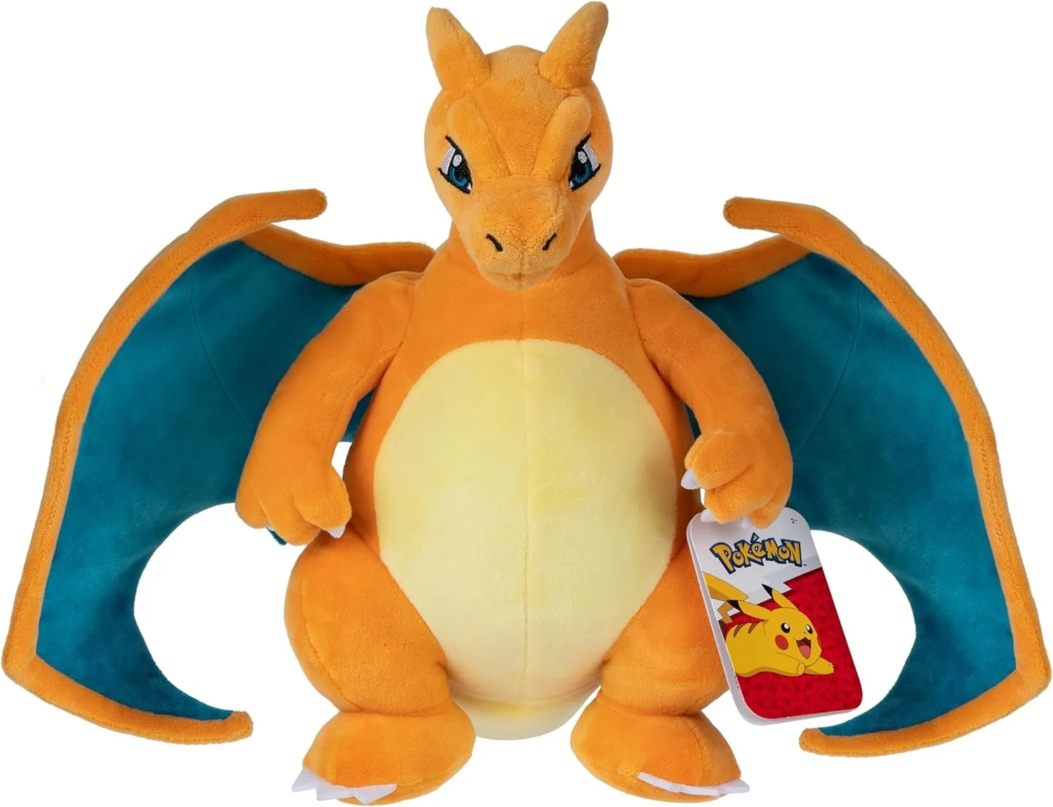 Peluche de Pokémon Charizard - Felpa suave de 12 pulgadas con detalles auténticos