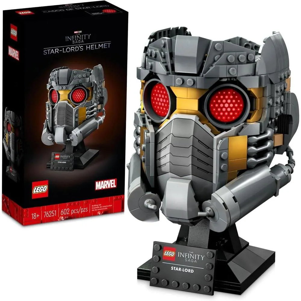 Set de construcción LEGO Marvel casco de Star-Lord 76251