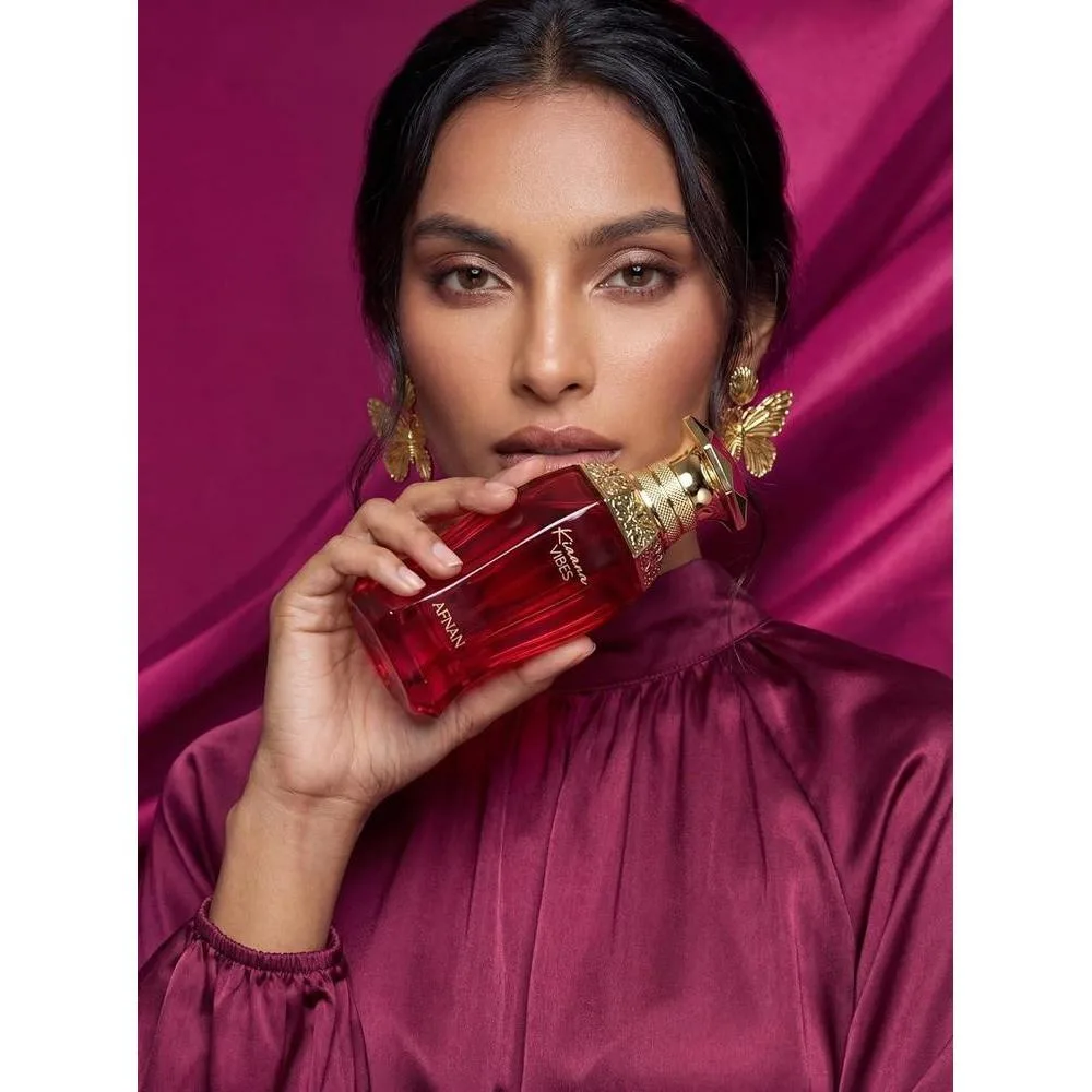 Afnan Kiaana Vibes Eau De Parfum, fragancia femenina con notas dulces y cítricas, elegancia duradera