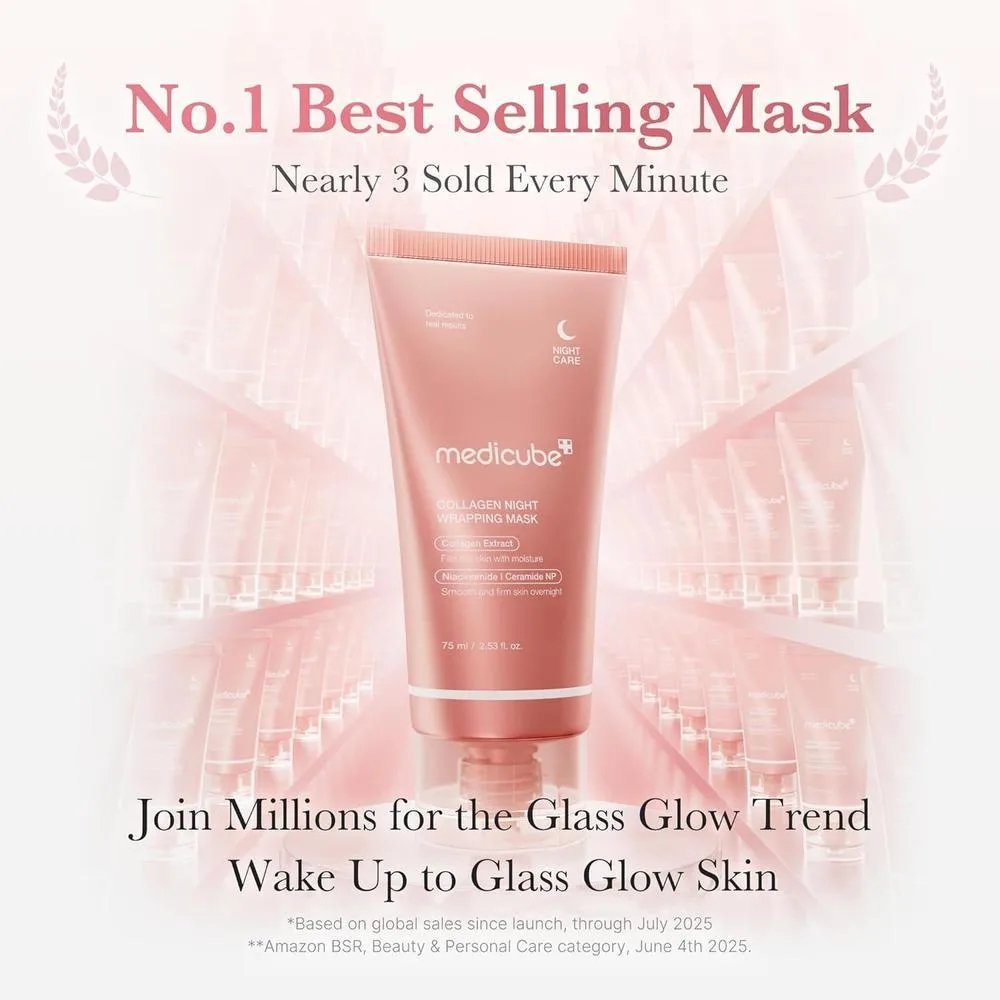 Máscara Facial Medicube Wrapping Mask Colágeno Hidrolizado 75ml