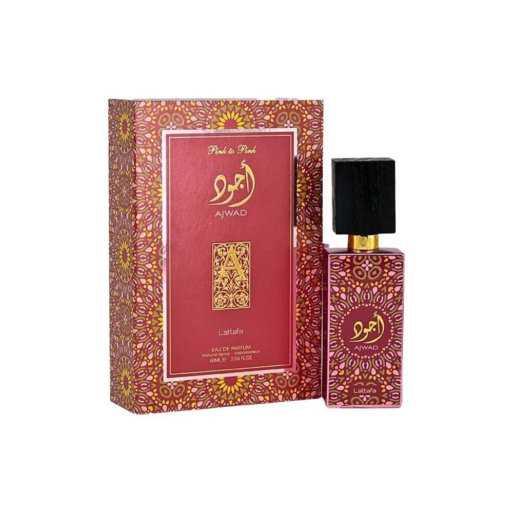 Lattafa Ajwad Pink To Pink Eau de Parfum en espray para mujer, fragancia sofisticada y duradera
