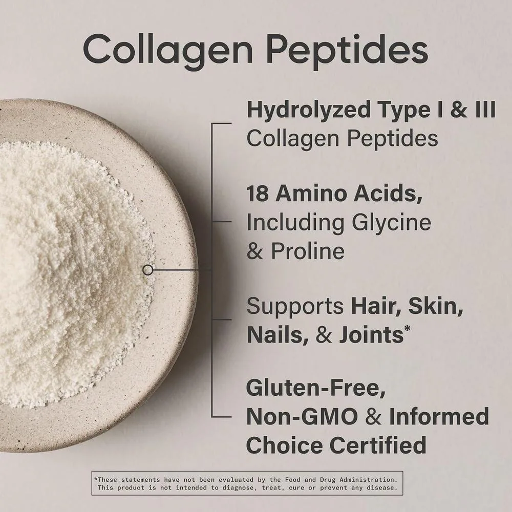 Péptidos de colágeno hidrolizado tipo 1 y 3 para piel, uñas y articulaciones saludables - Sport Research