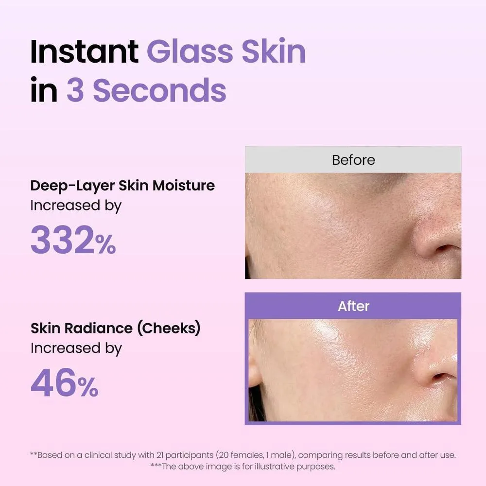 BIODANCE Caviar PDRN Jelly Serum Mist, spray facial hidratante y revitalizante, esencial de viaje para cuidado de la piel