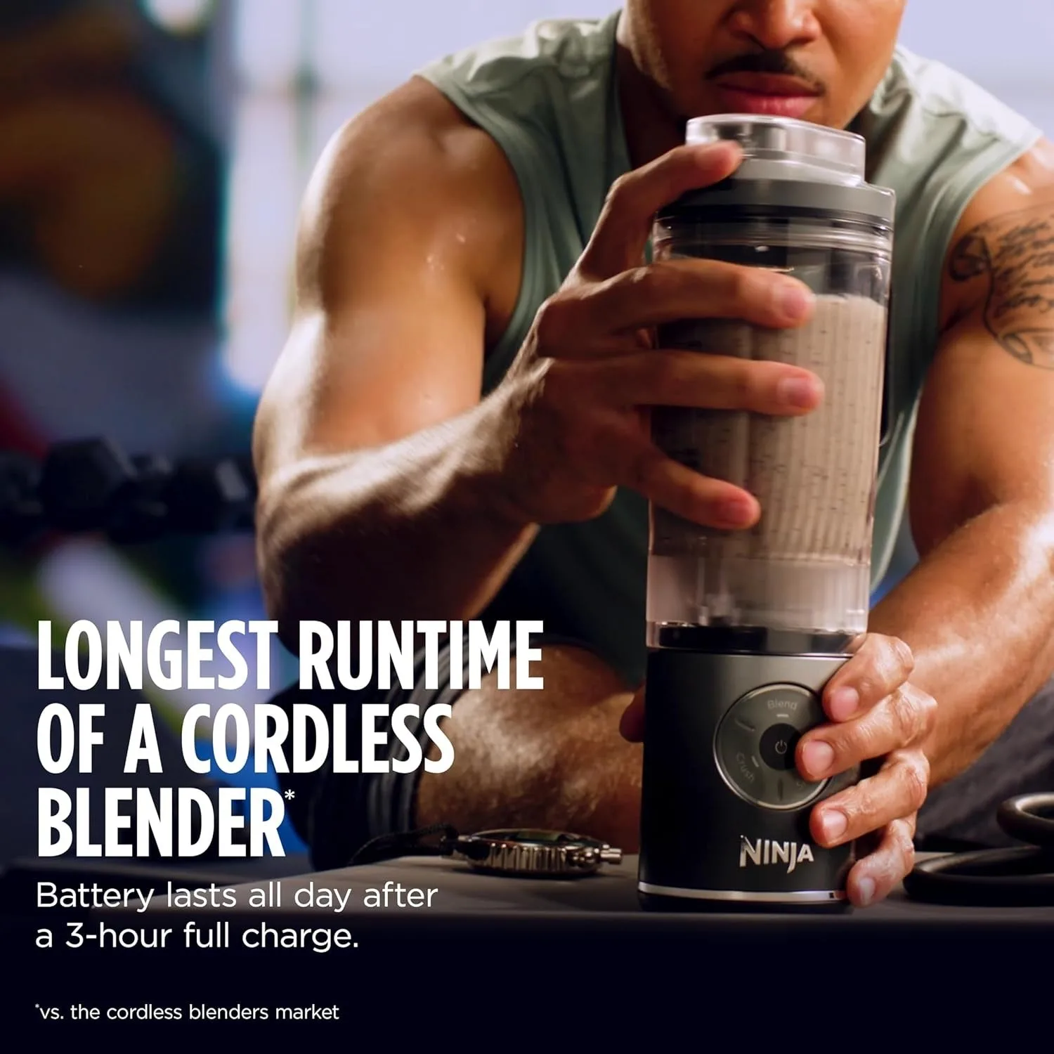 Ninja Blast Max, Portable Blender + Twist & Go, Personal Smoothie