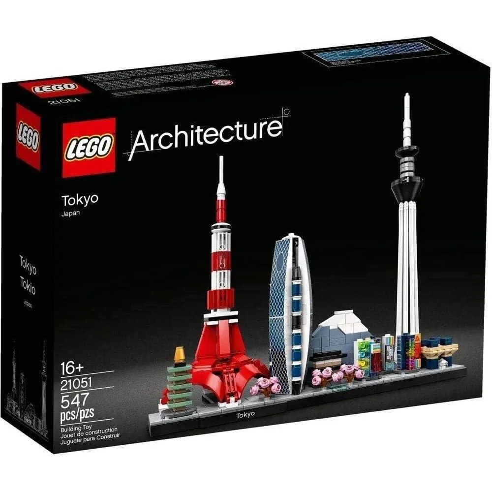 LEGO Architecture Skylines Tokyo 21051 Set de Construcción 547 Piezas