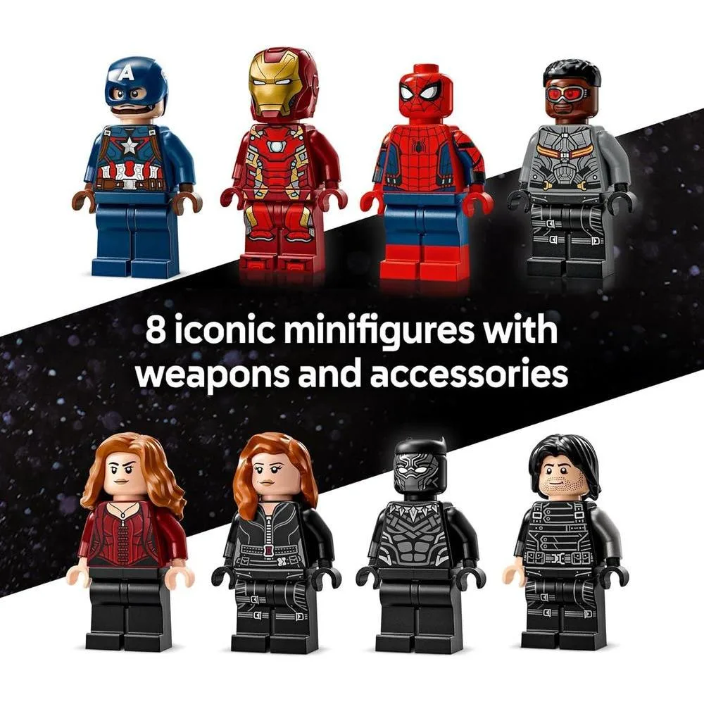 LEGO Marvel Capitán América Guerra Civil: Set de Construcción de Batalla Épica con Minifiguras