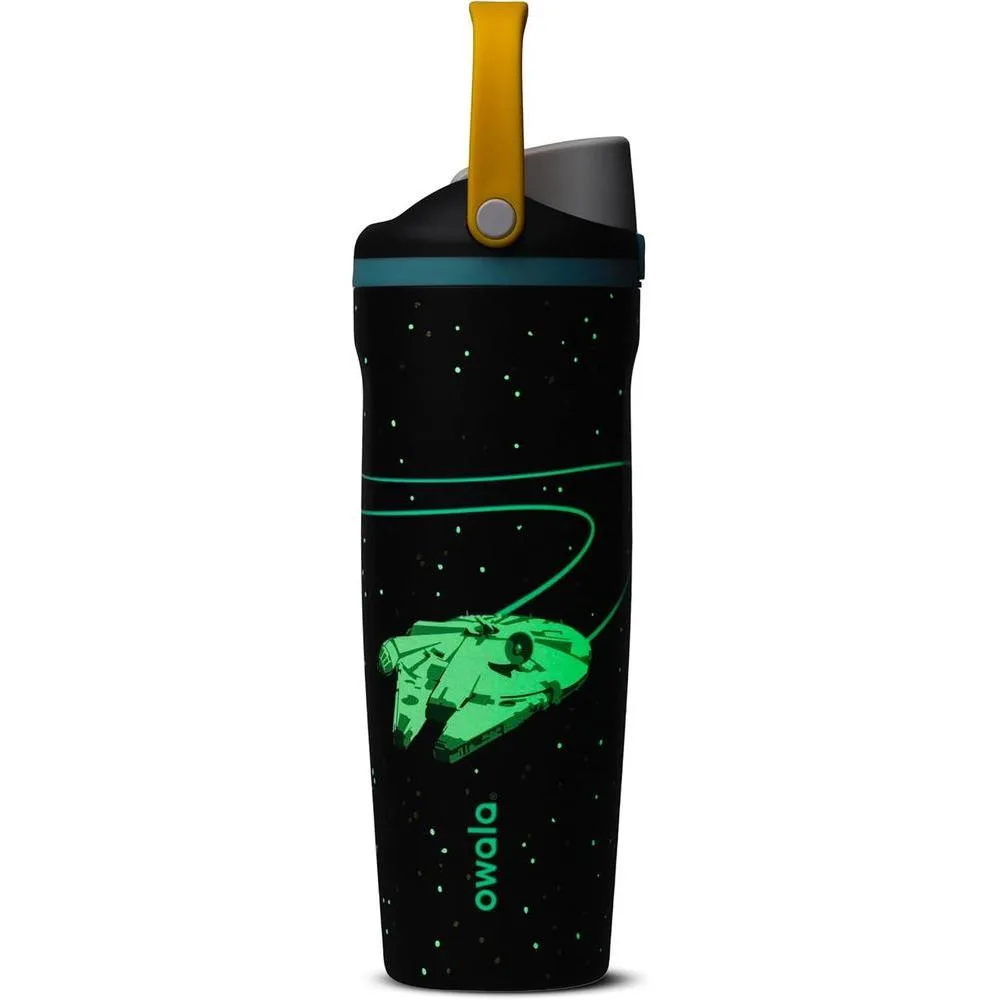 Owala Star Wars FreeSip con acero inoxidable, boquilla dos en uno, y asa, BPA Free y a prueba de fugas