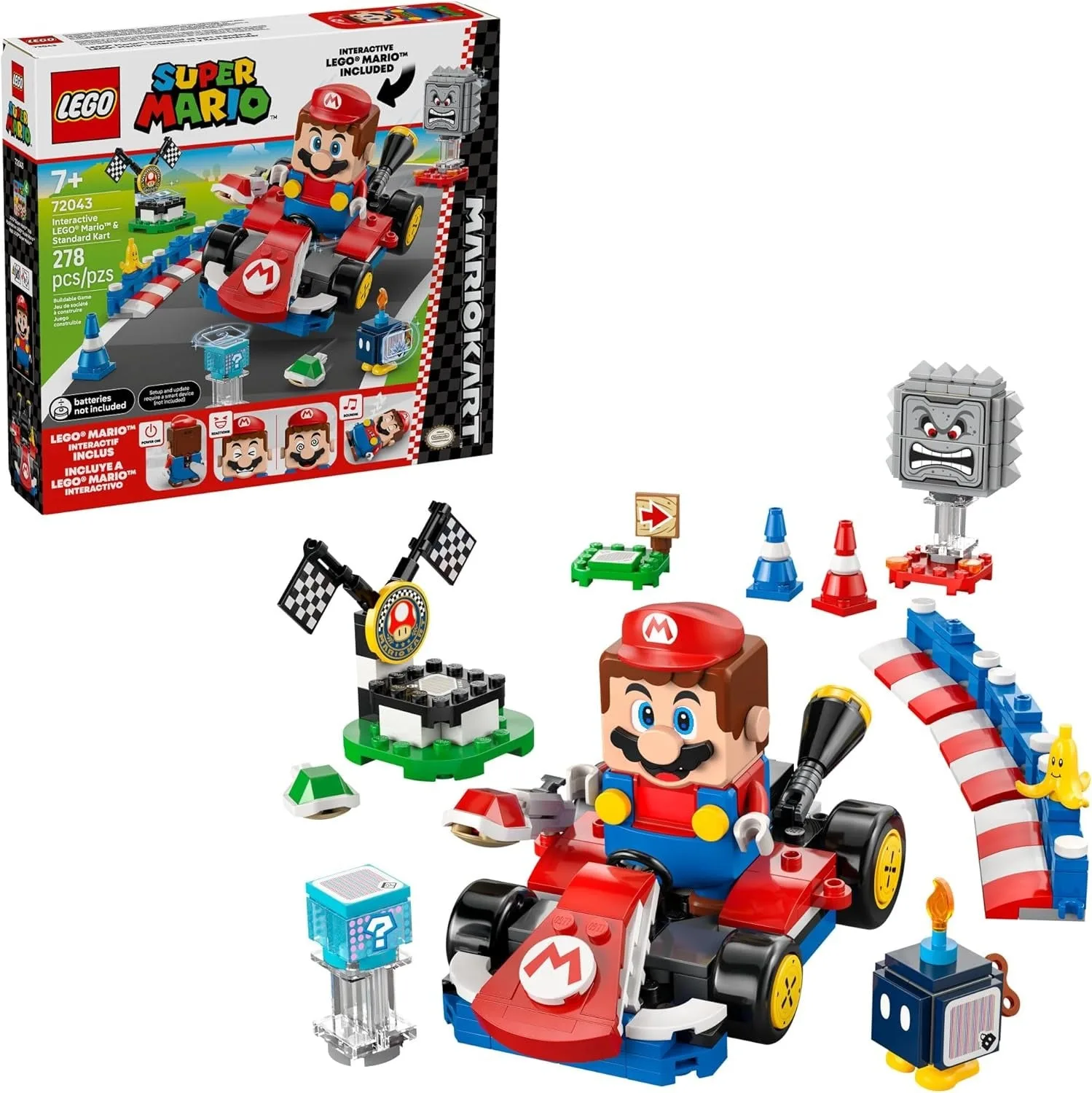 LEGO Super Mario Mario Kart Baby Mario vs. Baby Luigi Set 72034